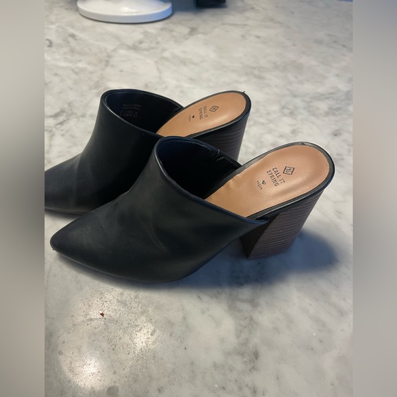 Spring hell clogs size 7 never worn black - Picture 2 of 3